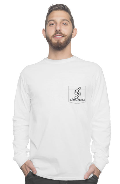 long sleeve pocket tee