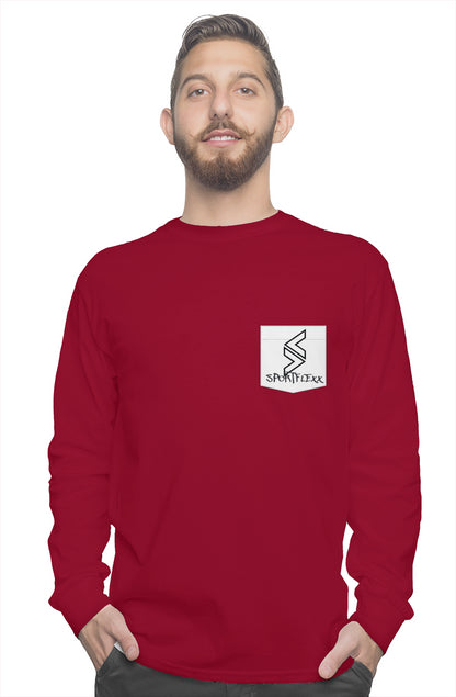 long sleeve pocket tee